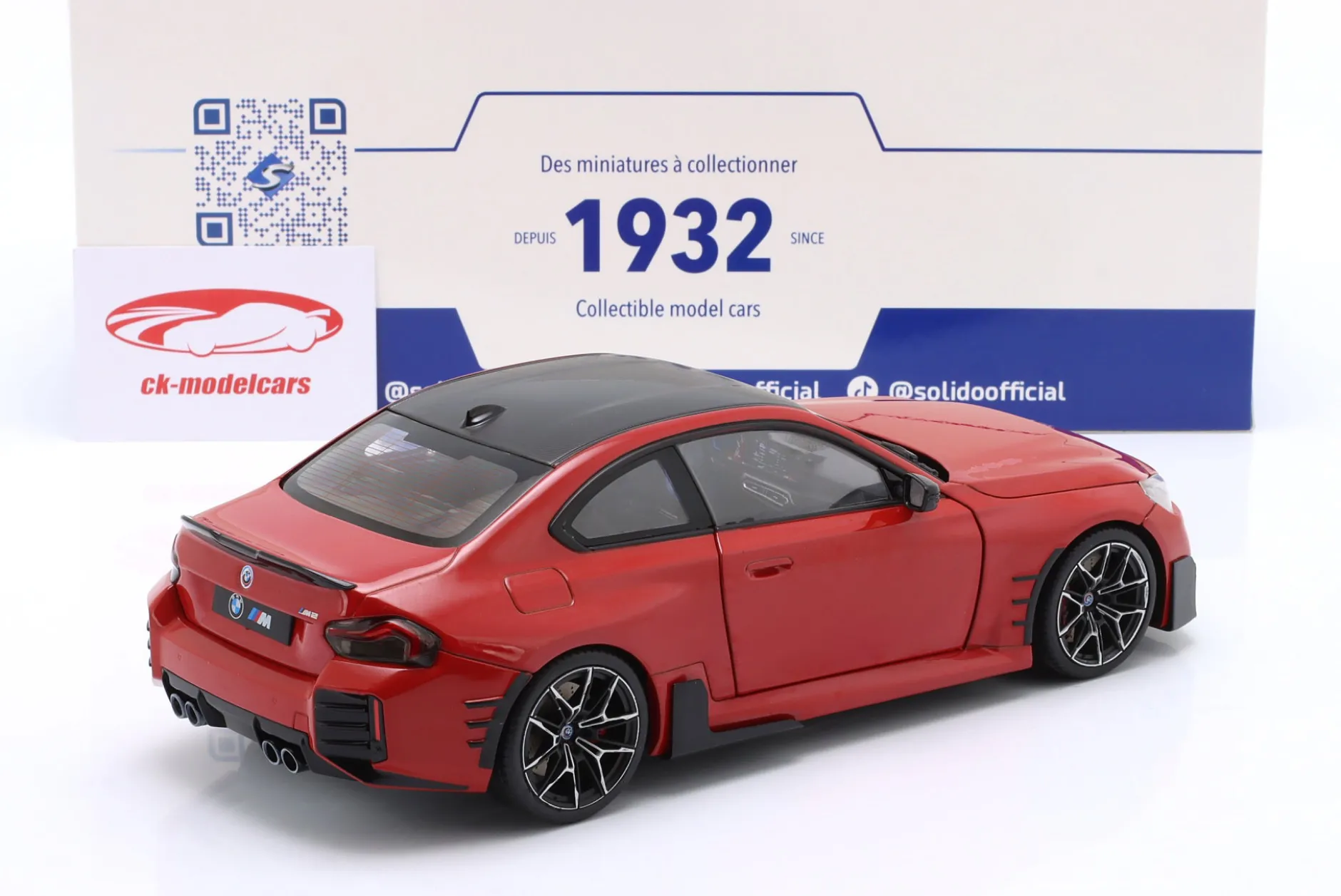BMW M2 Performance Parts (G87) Baujahr 2024 Toronto rot 1:18 Solido
