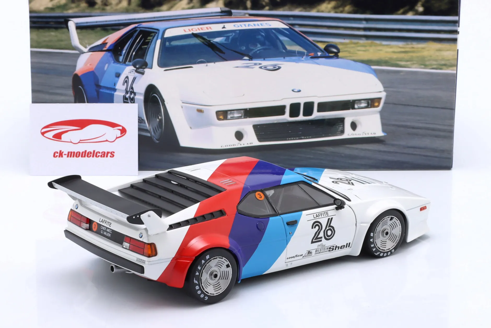 BMW M1 ProCar #26 BMW M1 ProCar Serie 1979 Jacques Laffite 1:18 WERK83