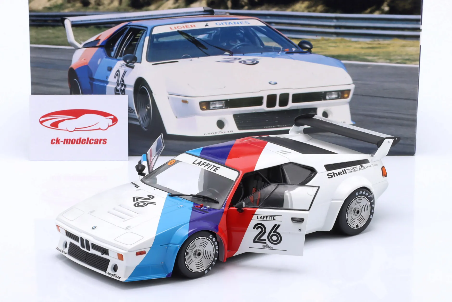 BMW M1 ProCar #26 BMW M1 ProCar Serie 1979 Jacques Laffite 1:18 WERK83