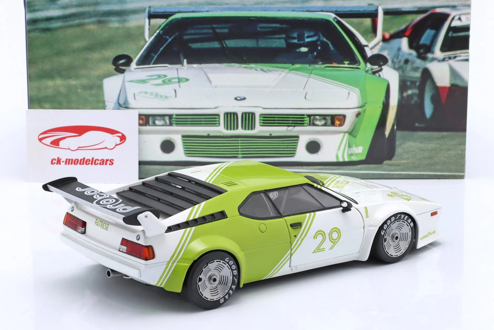 BMW M1 Procar #29 BMW ProCar Serie Imola 1980 Riccardo Patrese 1:18 WERK83