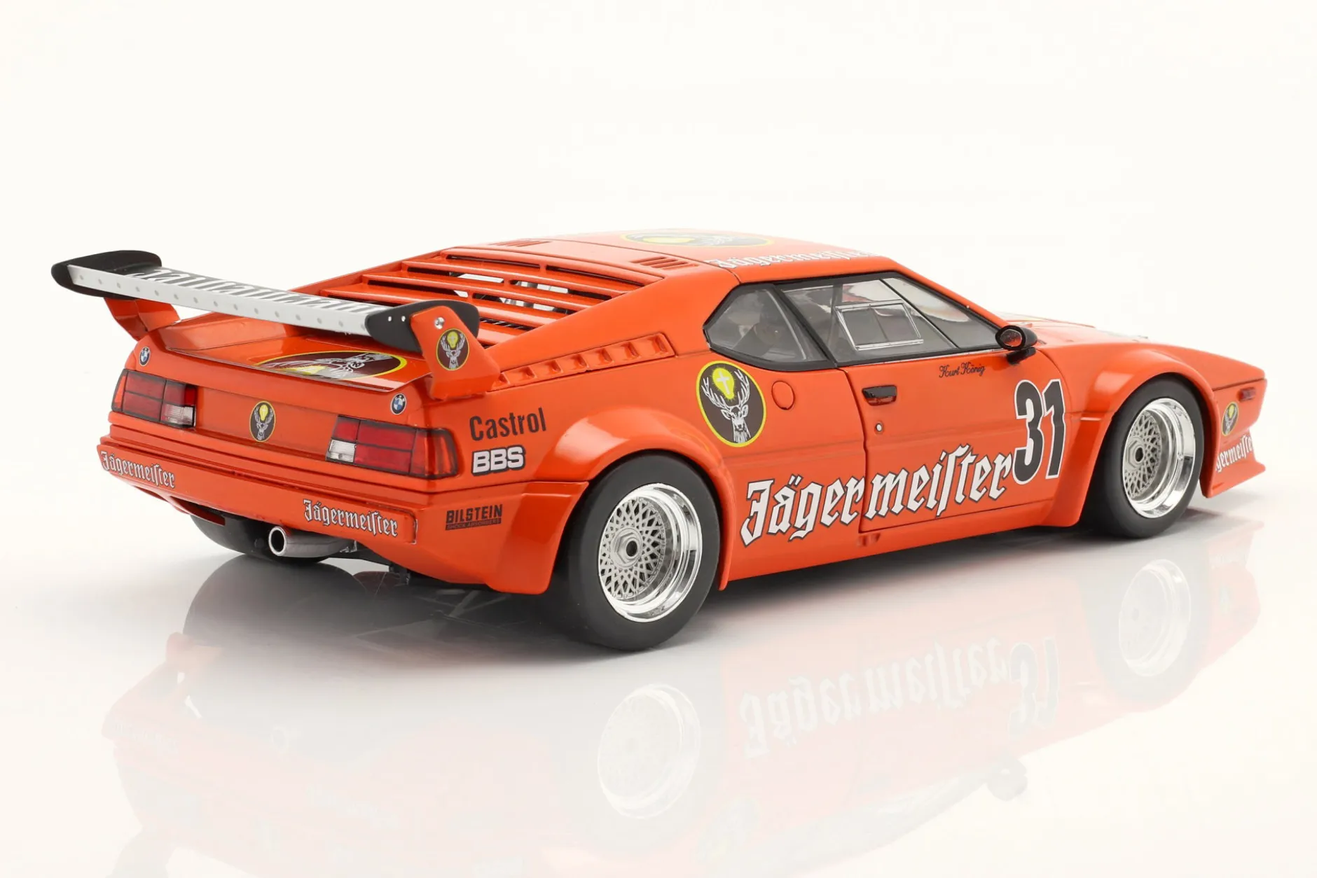 BMW M1 Procar Jägermeister #31 DRT Nürburgring 1982 Kurt König 1:18 WERK83
