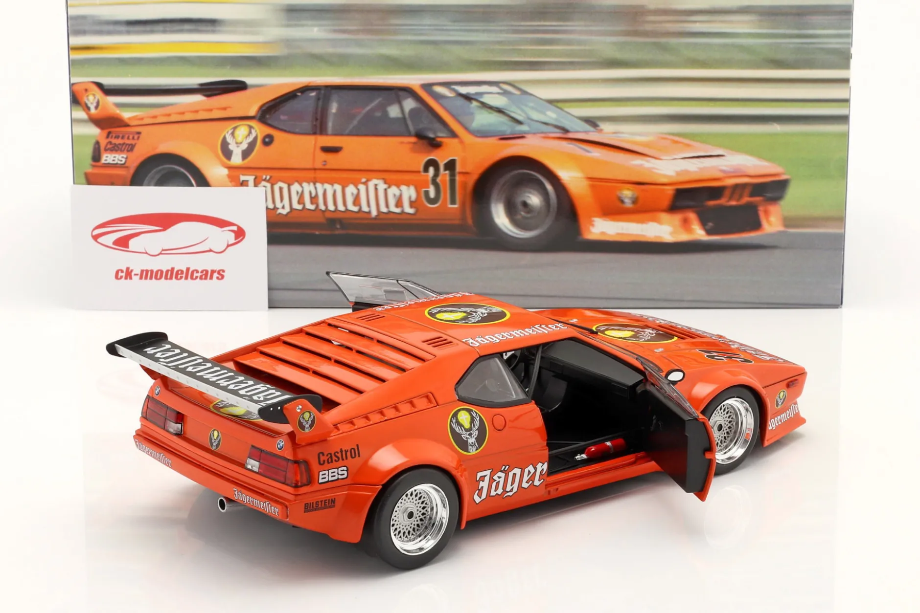 BMW M1 Procar Jägermeister #31 DRT Nürburgring 1982 Kurt König 1:18 WERK83
