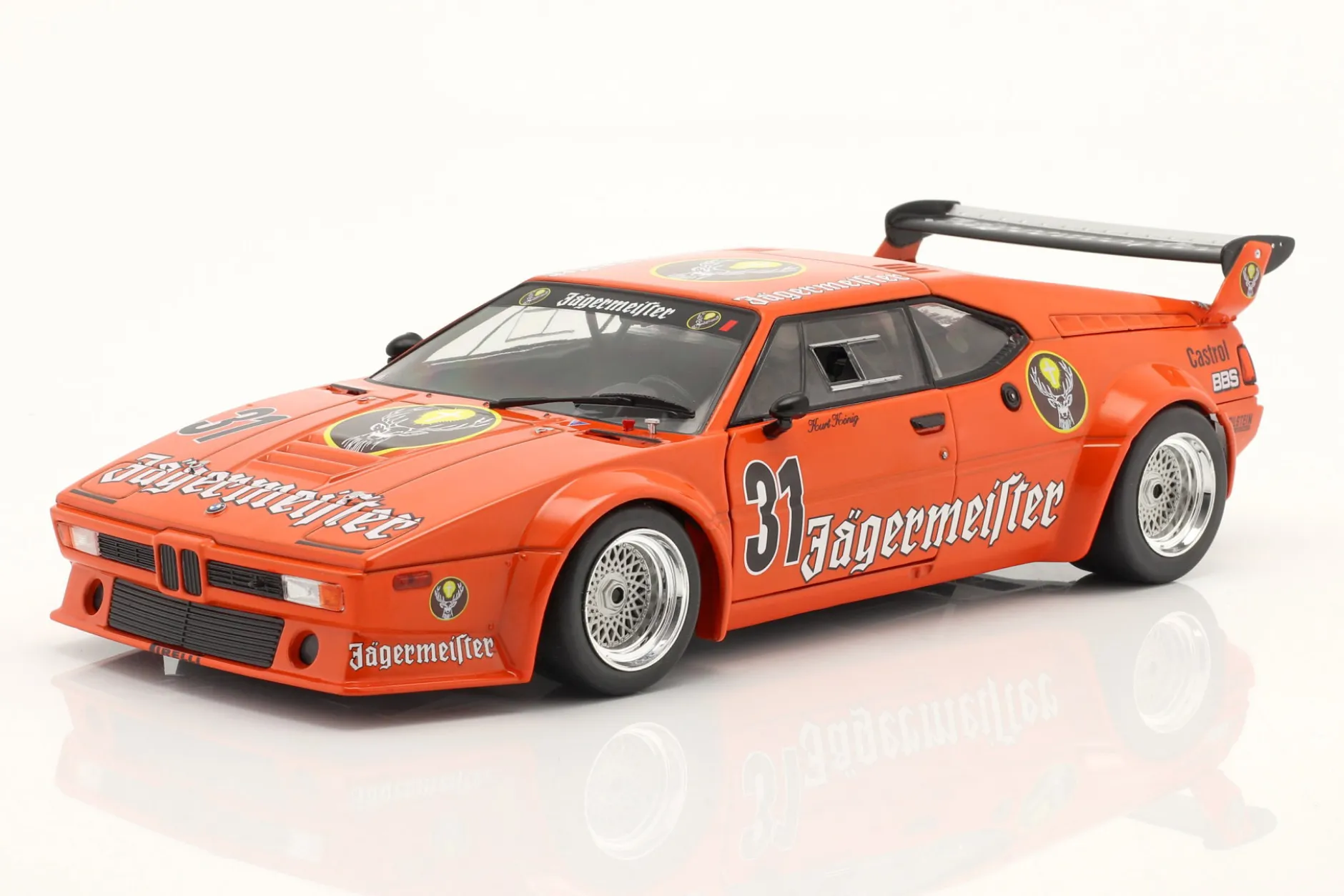 BMW M1 Procar Jägermeister #31 DRT Nürburgring 1982 Kurt König 1:18 WERK83