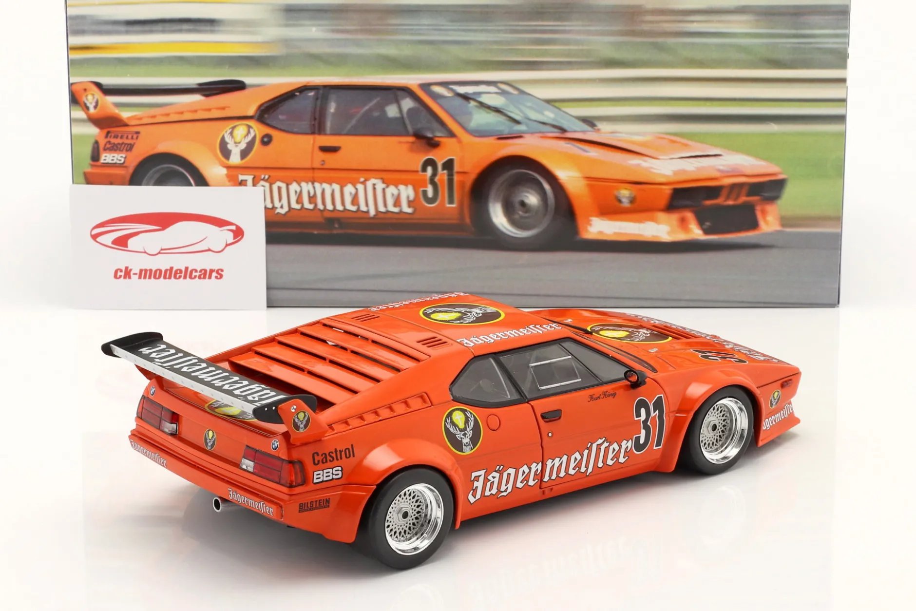 BMW M1 Procar Jägermeister #31 DRT Nürburgring 1982 Kurt König 1:18 WERK83