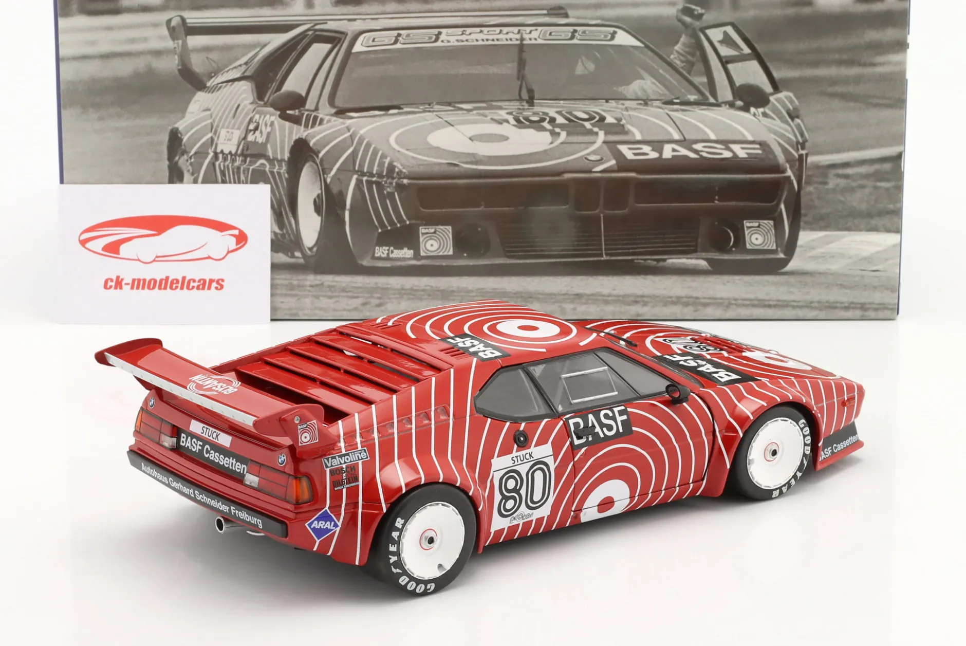 BMW M1 Procar #80 ProCar Serie 1980 Hans-Joachim Stuck 1:18 WERK83