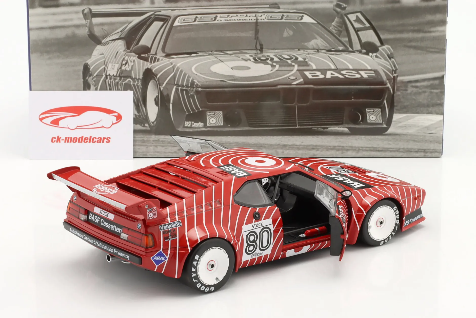 BMW M1 Procar #80 ProCar Serie 1980 Hans-Joachim Stuck 1:18 WERK83