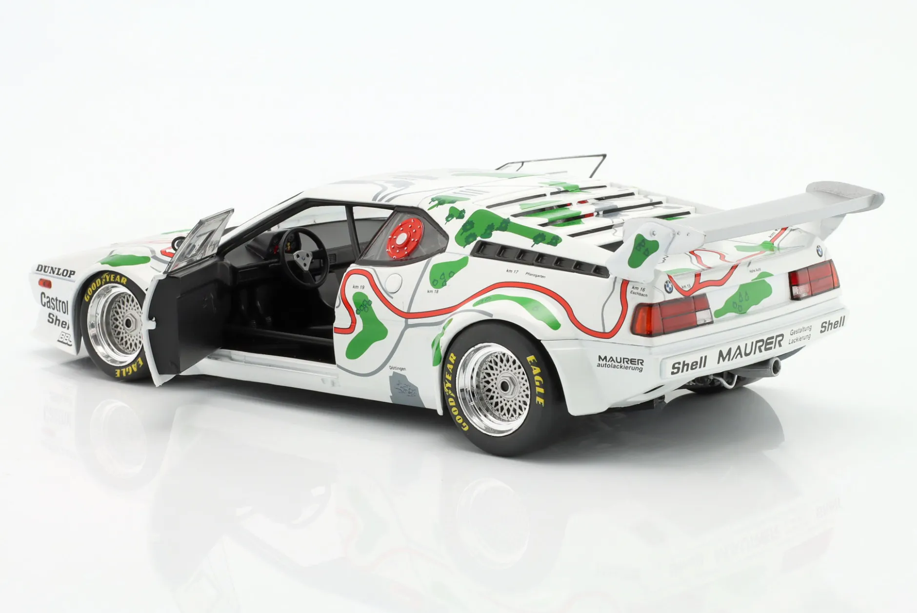 BMW M1 Procar #201 3rd 1000km Nürburgring 1980 Stuck, Piquet 1:18 WERK83