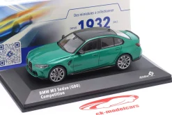 BMW M3 Sedan (G80) Competition Baujahr 2023 Isle of Man grün 1:43 Solido