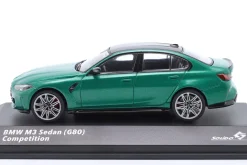 BMW M3 Sedan (G80) Competition Baujahr 2023 Isle of Man grün 1:43 Solido