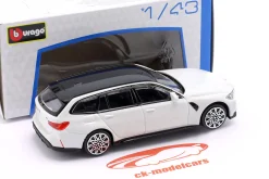 BMW M3 Touring Baujahr 2023 weiß 1:43 Bburago