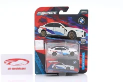 BMW M3 weiß / blau / rot / goldene Felgen 1:64 Majorette