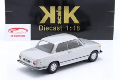 BMW 1602 Serie 1 Baujahr 1971 silber 1:18 KK-Scale