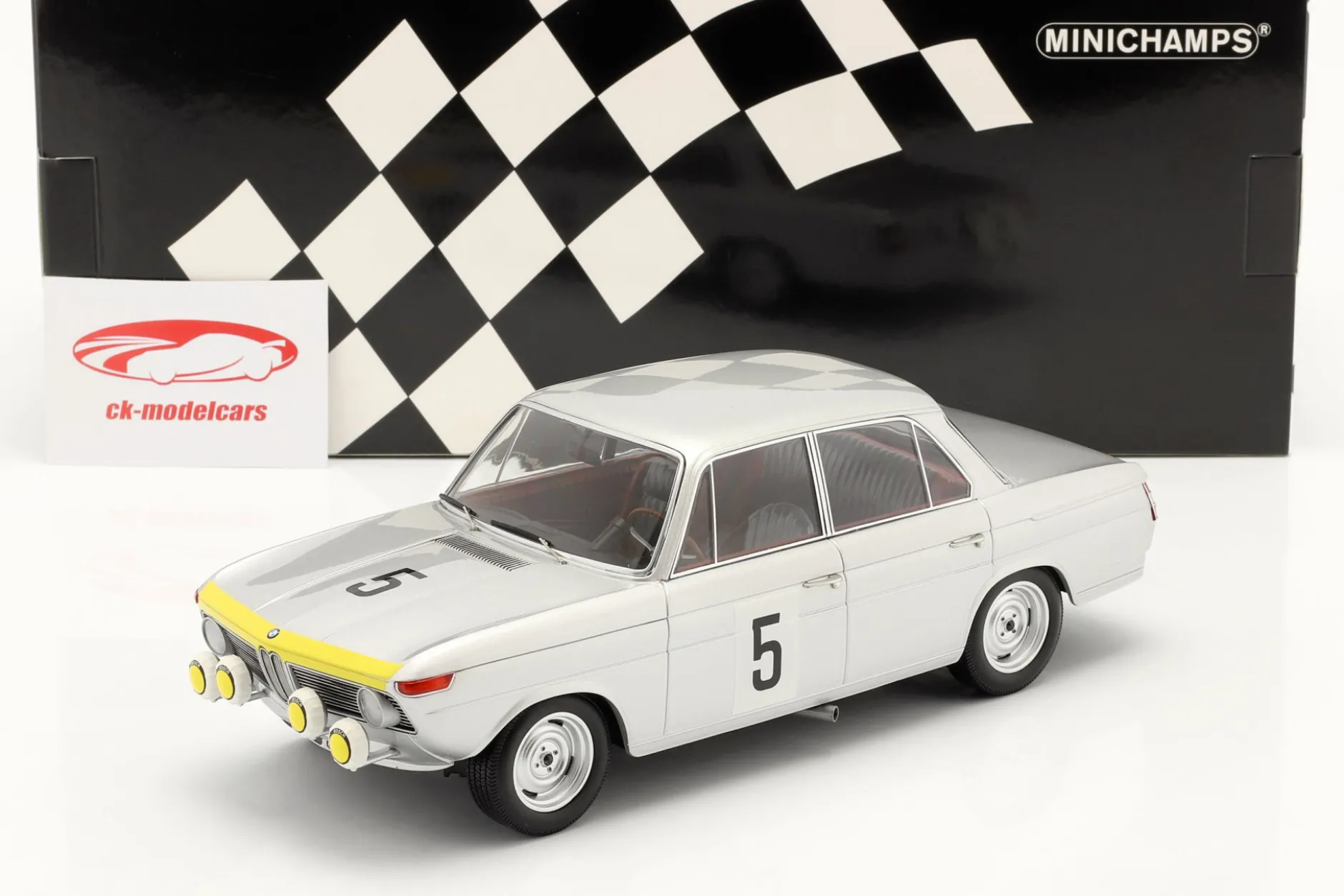 BMW 1800 TISA #5 24h Spa 1965 Hahne, Mairesse 1:18 Minichamps
