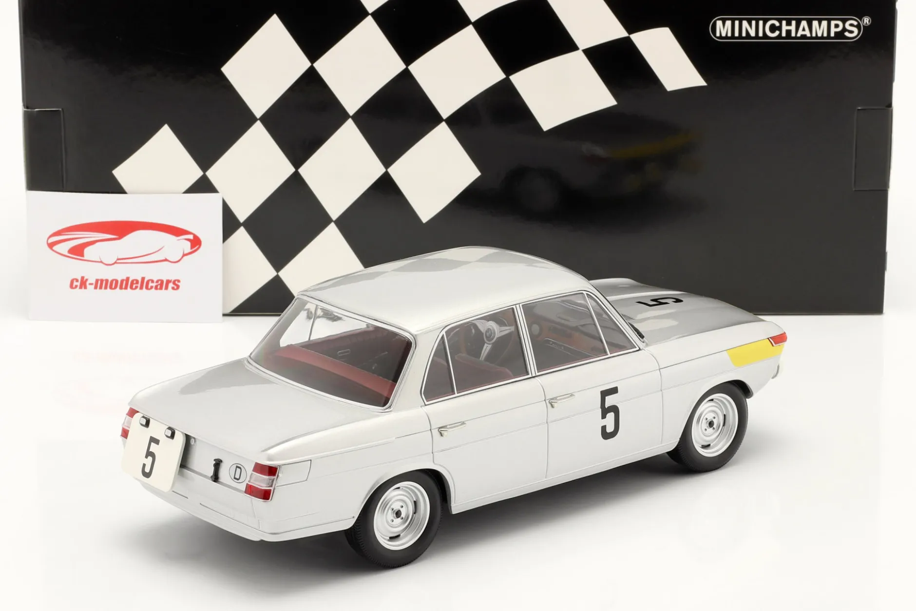BMW 1800 TISA #5 24h Spa 1965 Hahne, Mairesse 1:18 Minichamps