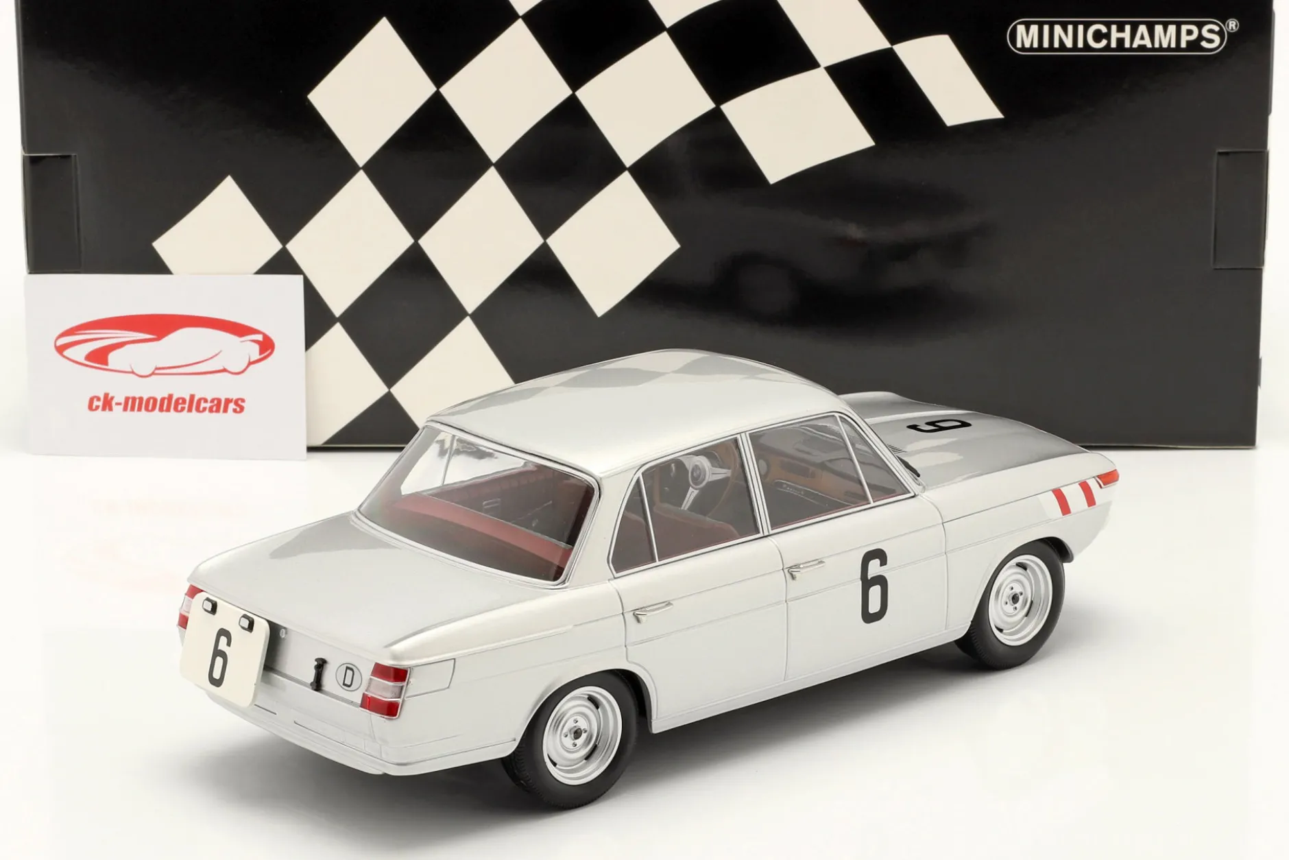 BMW 1800 TISA #6 24h Spa 1965 Munaron, Eppelein 1:18 Minichamps