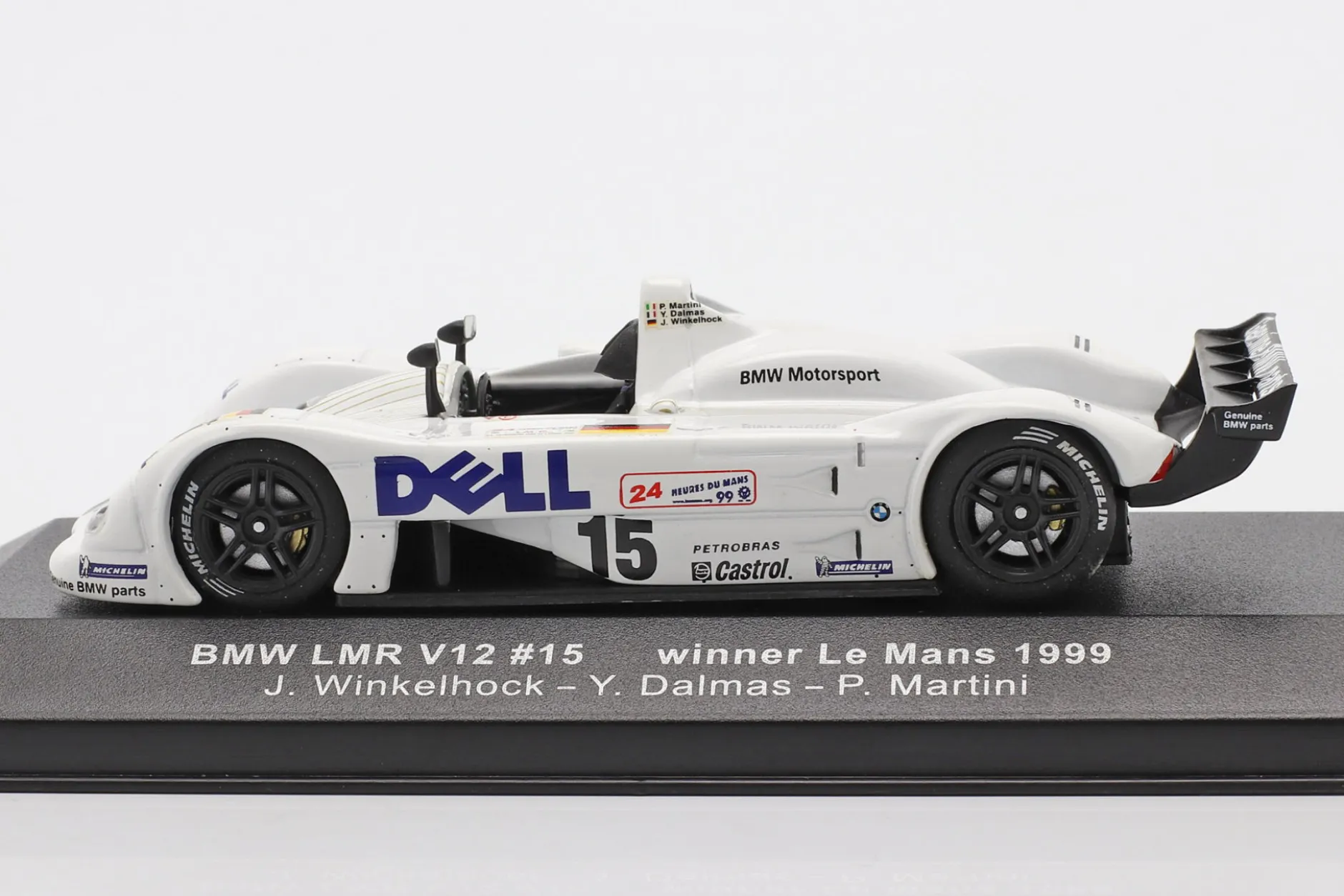 BMW V12 LMR #15 Sieger 24h LeMans 1999 Winkelhock, Dalmas, Martini 1:43 Ixo