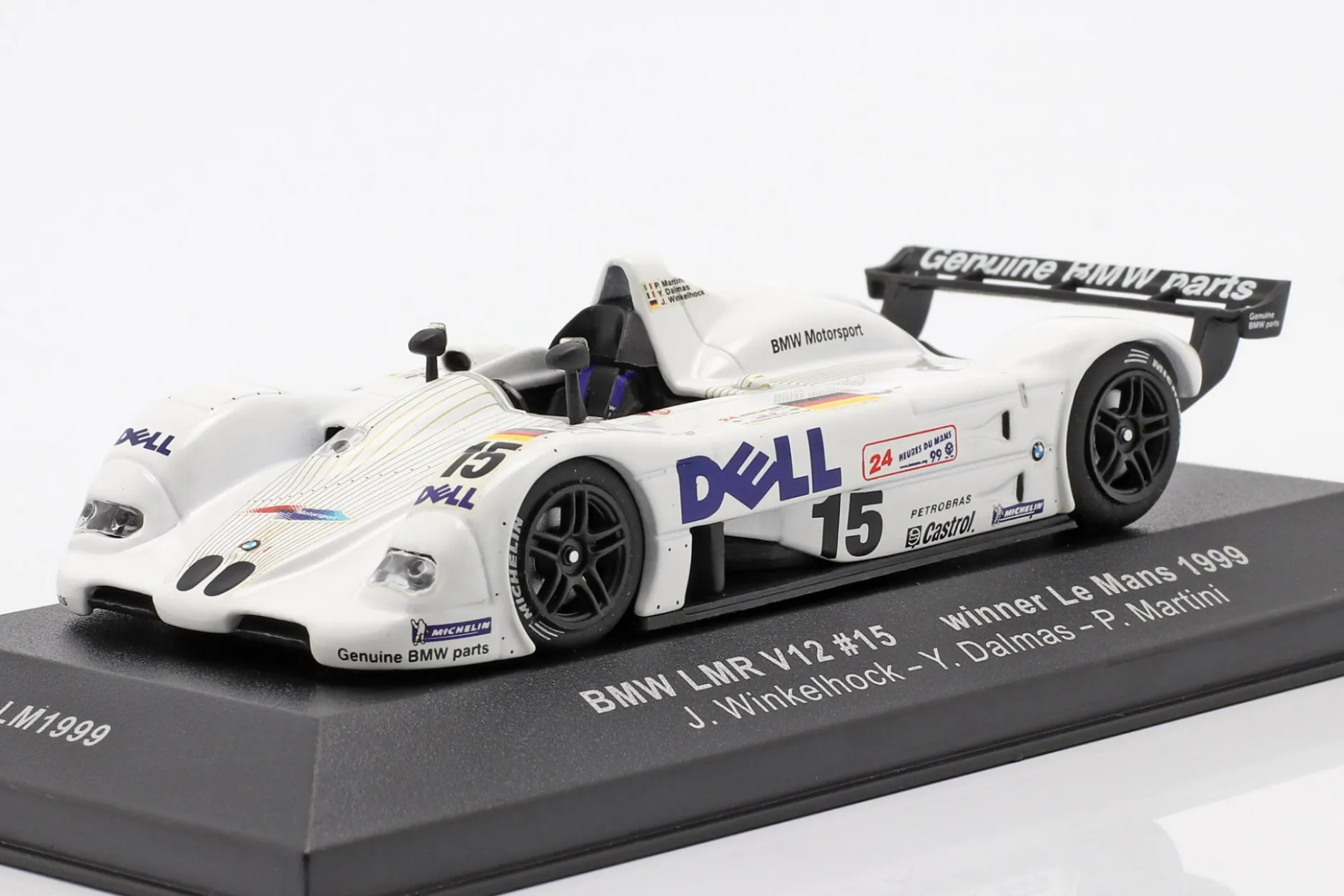 BMW V12 LMR #15 Sieger 24h LeMans 1999 Winkelhock, Dalmas, Martini 1:43 Ixo