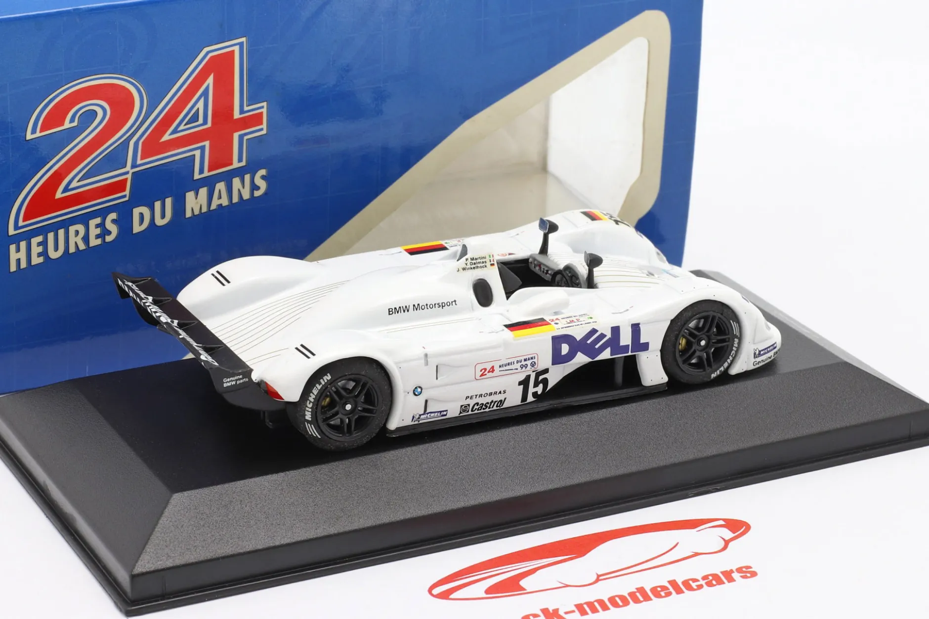 BMW V12 LMR #15 Sieger 24h LeMans 1999 Winkelhock, Dalmas, Martini 1:43 Ixo