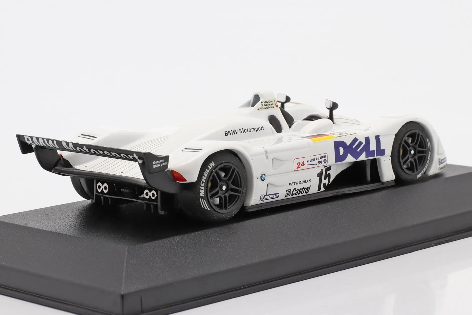 BMW V12 LMR #15 Sieger 24h LeMans 1999 Winkelhock, Dalmas, Martini 1:43 Ixo