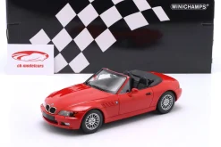 BMW Z3 Roadster Baujahr 1997 rot 1:18 Minichamps
