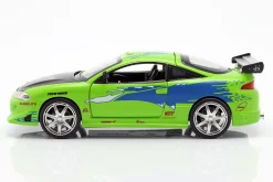 Brian's Mitsubishi Eclipse The Fast and the Furious 2001 grün 1:24 Jada Toys