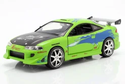 Brian's Mitsubishi Eclipse The Fast and the Furious 2001 grün 1:24 Jada Toys