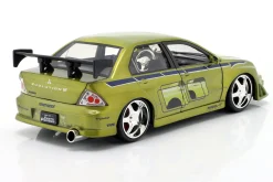 Brian's Mitsubishi Lancer Evo VII 2 Fast 2 Furious (2003) grün 1:24 Jada Toys