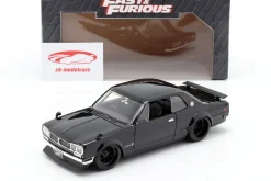 Brian's Nissan Skyline 2000 GTR Film Fast & Furious Five (2011) schwarz 1:24 Jada Toys