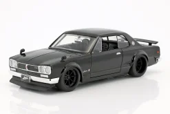 Brian's Nissan Skyline 2000 GTR Film Fast & Furious Five (2011) schwarz 1:24 Jada Toys