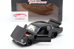 Brian's Nissan Skyline 2000 GTR Film Fast & Furious Five (2011) schwarz 1:24 Jada Toys