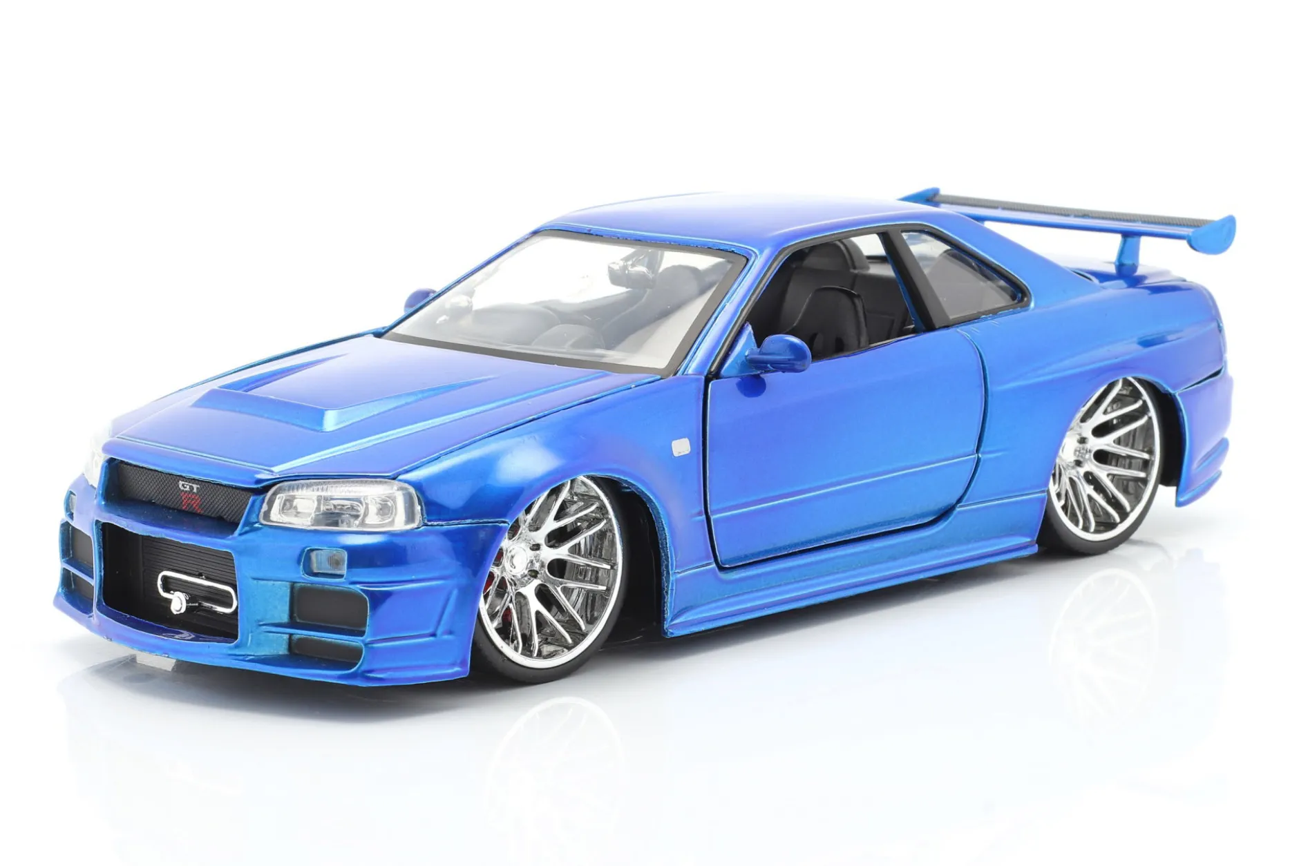 Brian´s Nissan Skyline GT-R (R34) Fast and Furious blau 1:24 Jada Toys