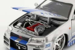 Brian's Nissan Skyline GT-R (R34) Film 2 Fast 2 Furious 2003 1:24 Jada Toys