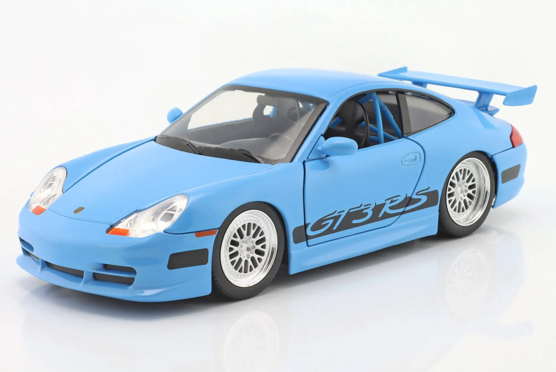 Brian's Porsche 911 (996) GT3 RS Fast and Furious 5 (2011) blau 1:24 Jada Toys