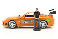 Brian's Toyota Supra 1995 Film Fast & Furious (2001) mit Figur 1:18 Jada Toys