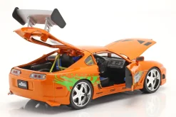 Brian's Toyota Supra 1995 Film Fast & Furious (2001) mit Figur 1:18 Jada Toys