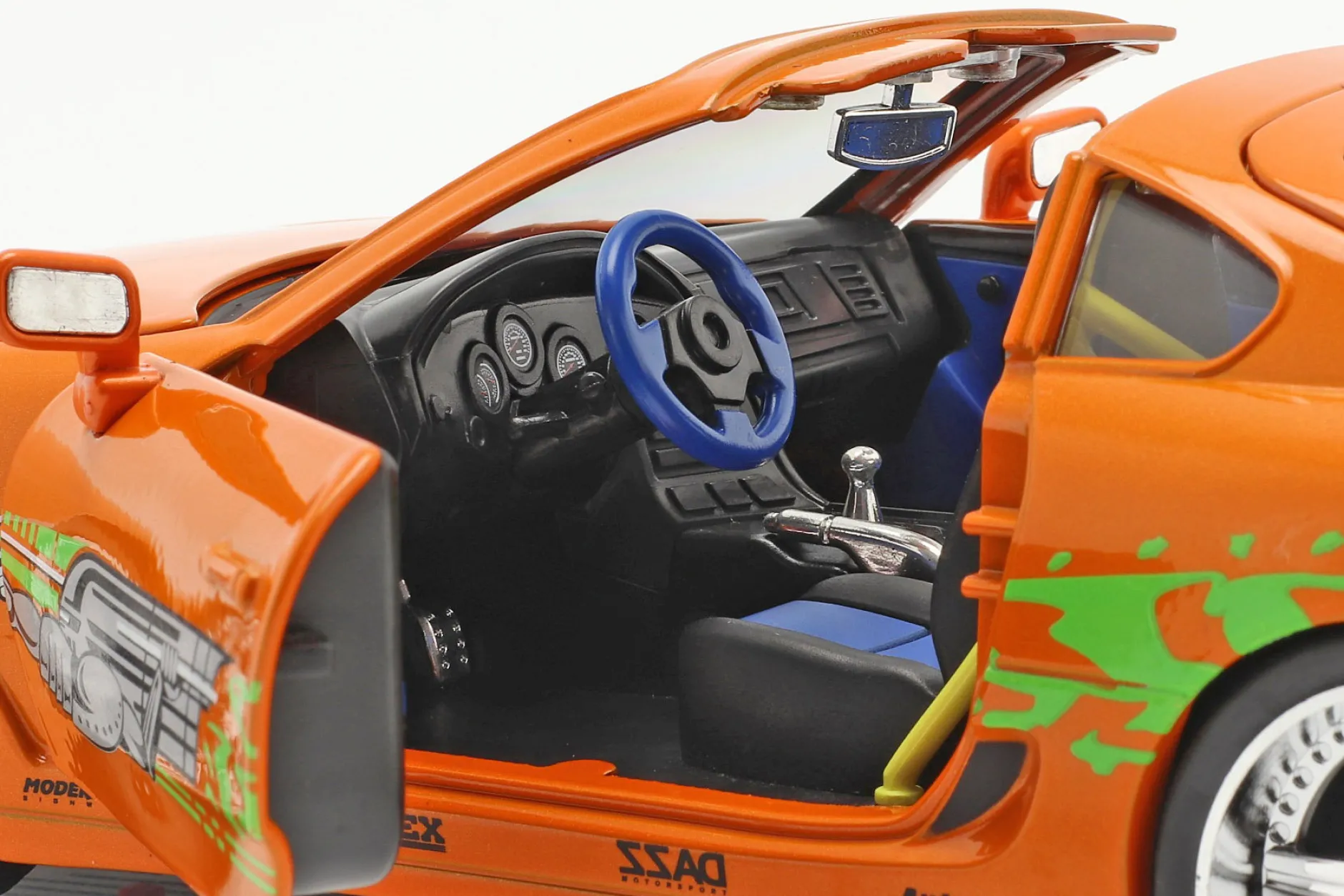 Brian's Toyota Supra 1995 Film Fast & Furious (2001) mit Figur 1:18 Jada Toys