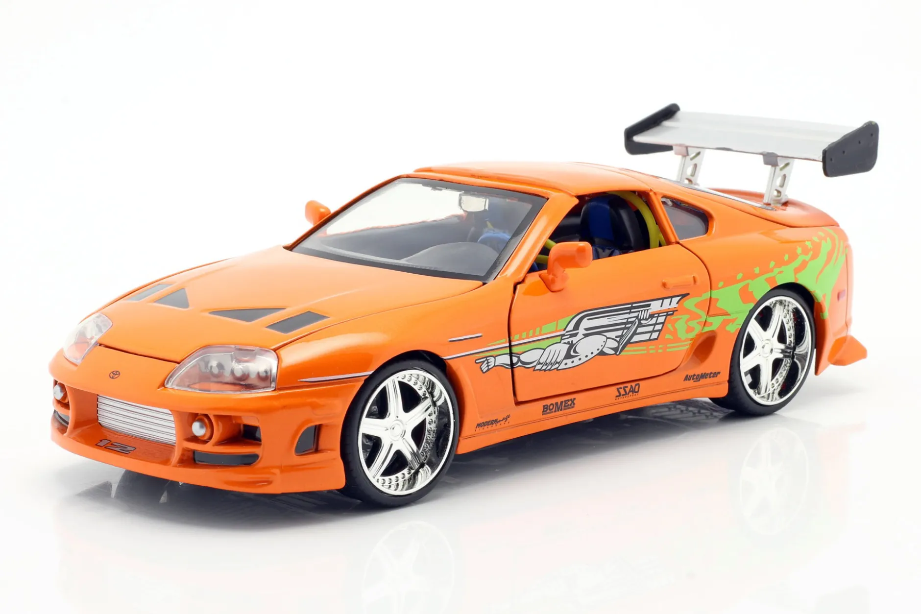 Brian's Toyota Supra Film Fast & Furious 7 (2015) orange 1:24 Jada Toys