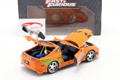Brian's Toyota Supra Film Fast & Furious 7 (2015) orange 1:24 Jada Toys