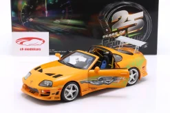 Brian's Toyota Supra MK4 Movie Fast & Furious (2001) orange 1:18 Solido