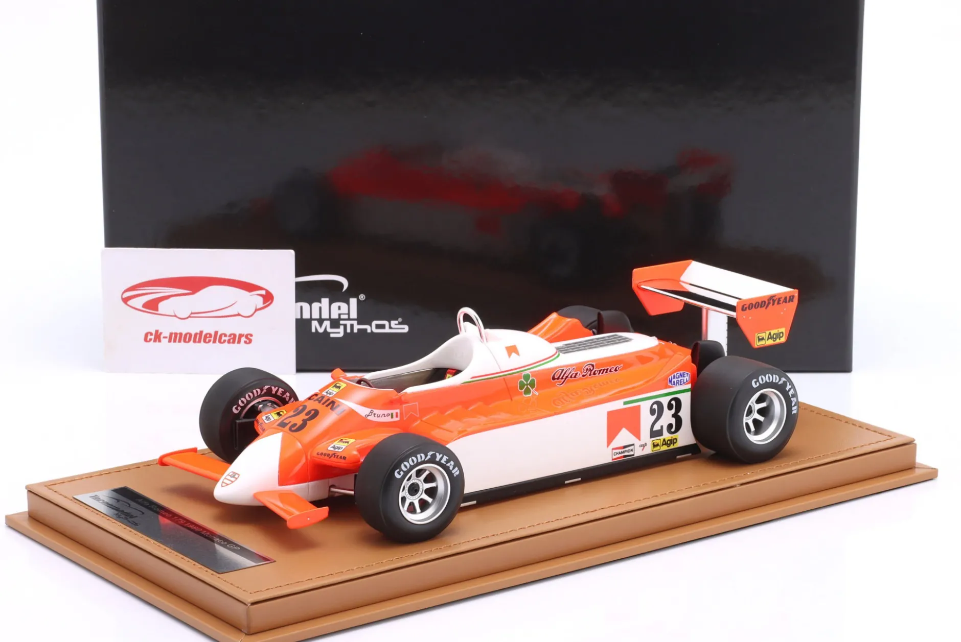 Bruno Giacomelli Alfa Romeo 179 #23 Monaco GP Formel 1 1980 1:18 Tecnomodel