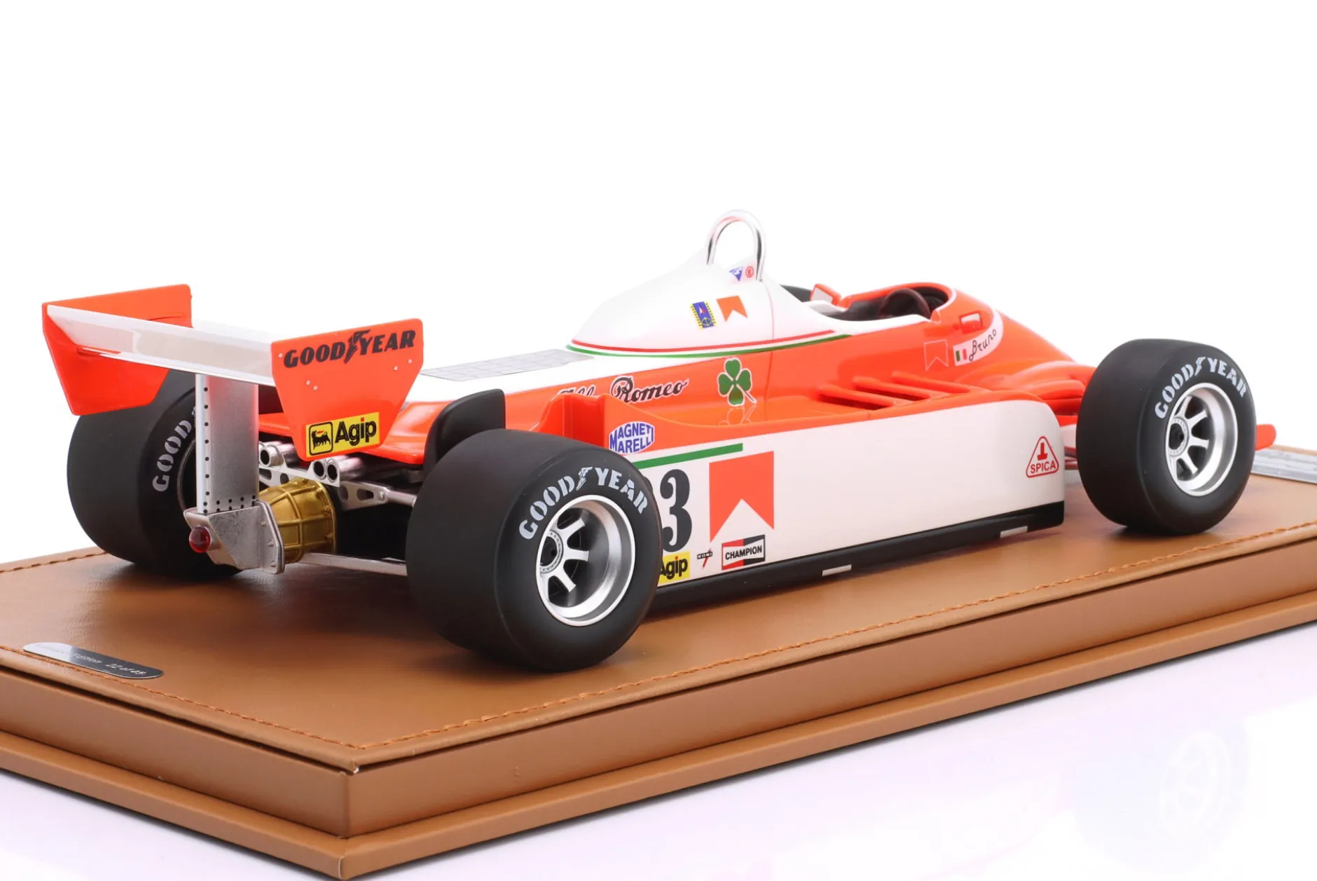 Bruno Giacomelli Alfa Romeo 179 #23 Monaco GP Formel 1 1980 1:18 Tecnomodel