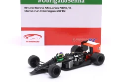 Bruno Senna McLaren MP4/4 #12 Demo Run Interlagos Formel 1 2019 1:18 WERK83