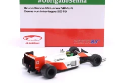 Bruno Senna McLaren MP4/4 #12 Demo Run Interlagos Formel 1 2019 1:18 WERK83