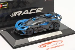 Bugatti Bolide Baujahr 2020 blau / carbon 1:43 Bburago