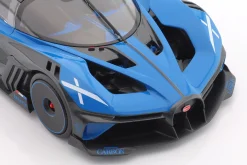 Bugatti Bolide W16.4 Baujahr 2020 blau / carbon 1:18 Bburago