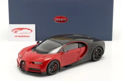 Bugatti Chiron Sport Baujahr 2019 italienrot / carbon 1:18 AUTOart
