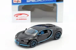 Bugatti Chiron World Record Car #42 J.-P. Montoya schwarz 1:24 Maisto