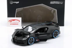 Bugatti Divo 50th Bburago Anniversary 2018 mattschwarz / karbon 1:18 Bburago
