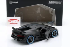 Bugatti Divo 50th Bburago Anniversary 2018 mattschwarz / karbon 1:18 Bburago