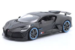 Bugatti Divo 50th Bburago Anniversary 2018 mattschwarz / karbon 1:18 Bburago